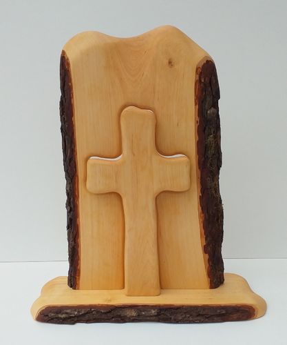 Kreuz im Holz, Größe 46, Erle