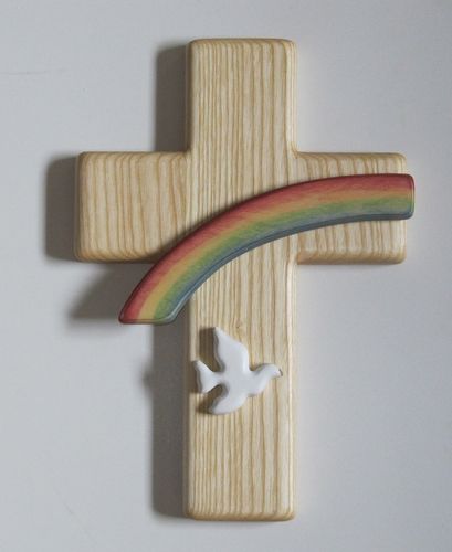 Kreuz, Regenbogen, klein