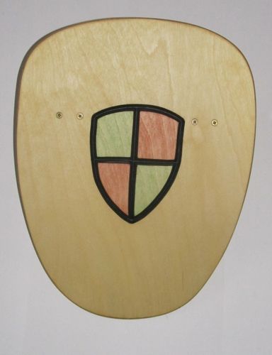 Ritterschild, Wappen rot